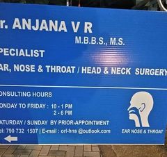 Dr. Anjana Vadakke Rayaroth (Ent, Head &Amp; Neck Surgery)
